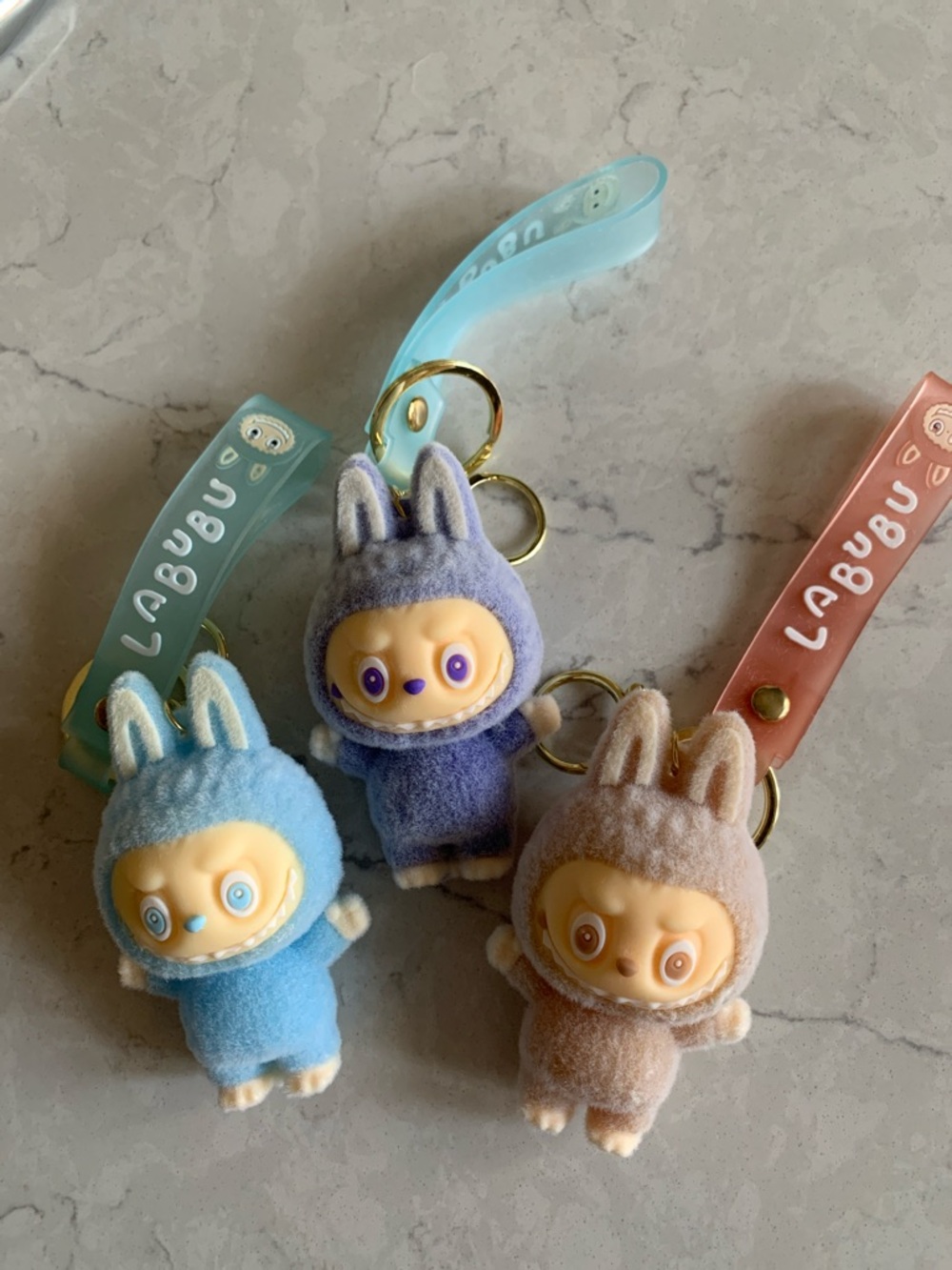 3pcs Labbucute Plush Keychain